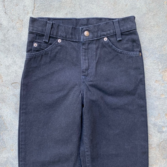 Deadstock BNWT Vintage 1990's Levi's 550 Black Jeans Boys - Picture 3 of 4